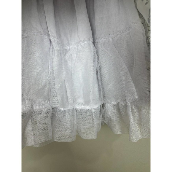 Lilybird Girls Lined Ruffle‎ Dress Size 2t Black White Floral Pink Belt - Picture 3 of 5